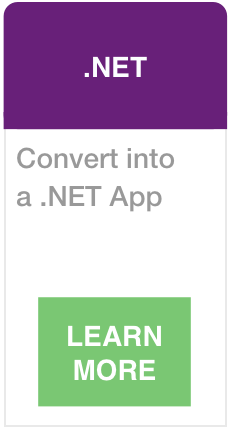 Transition to .NET