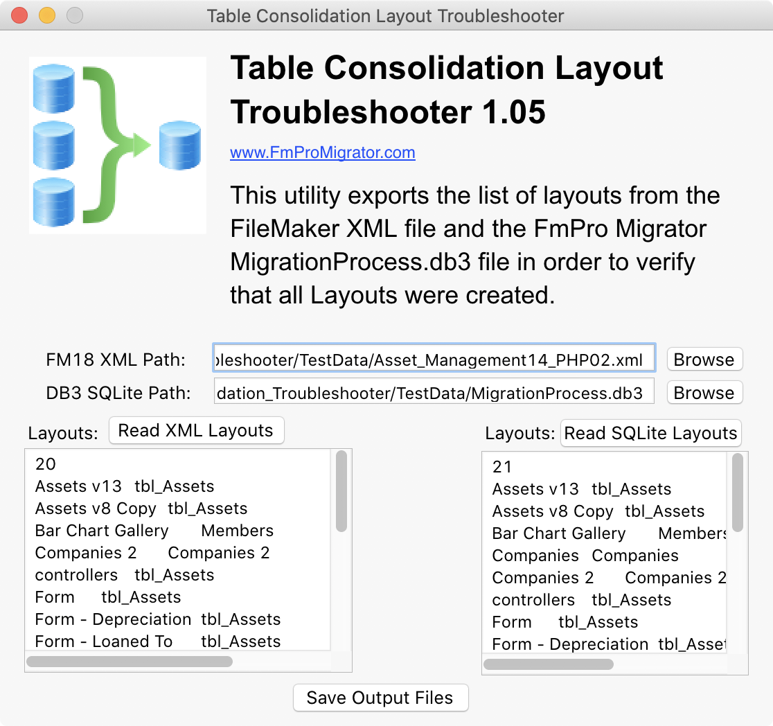 FmPro Migrator 8.87 Adds FileMaker 18 Table Consolidation on Catalina Image