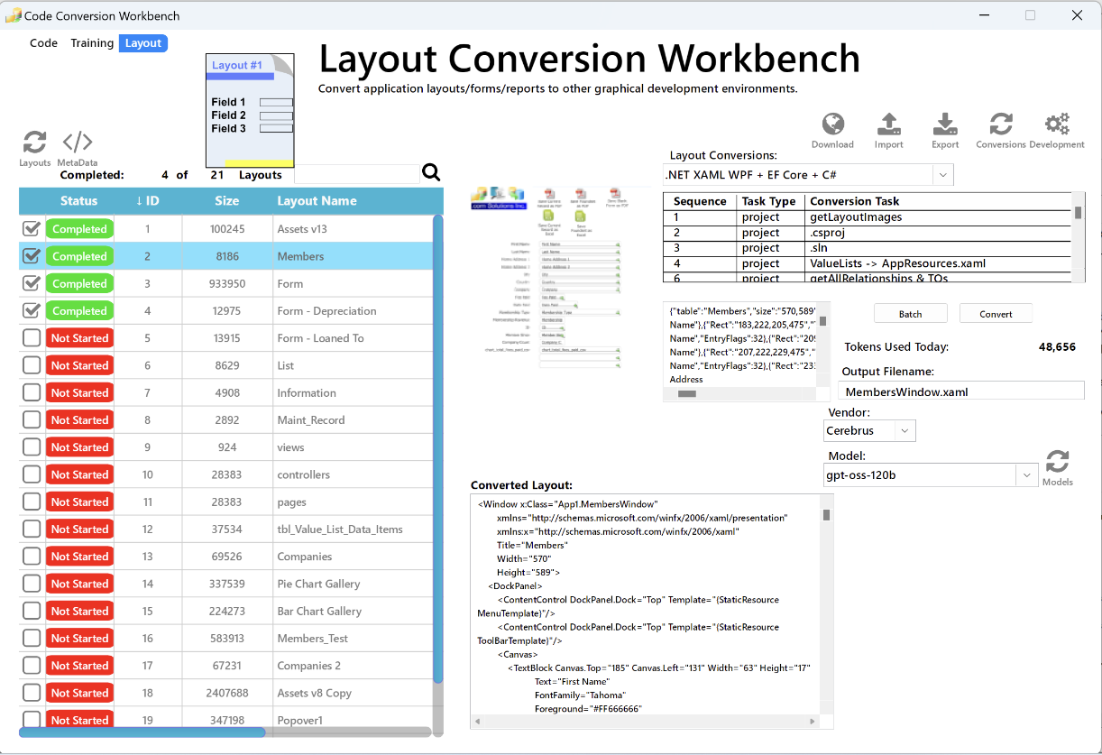 Layout Conversion Workbench