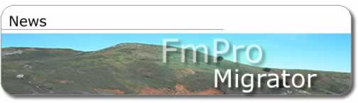 News Item - FmPro Migrator - Title Graphic